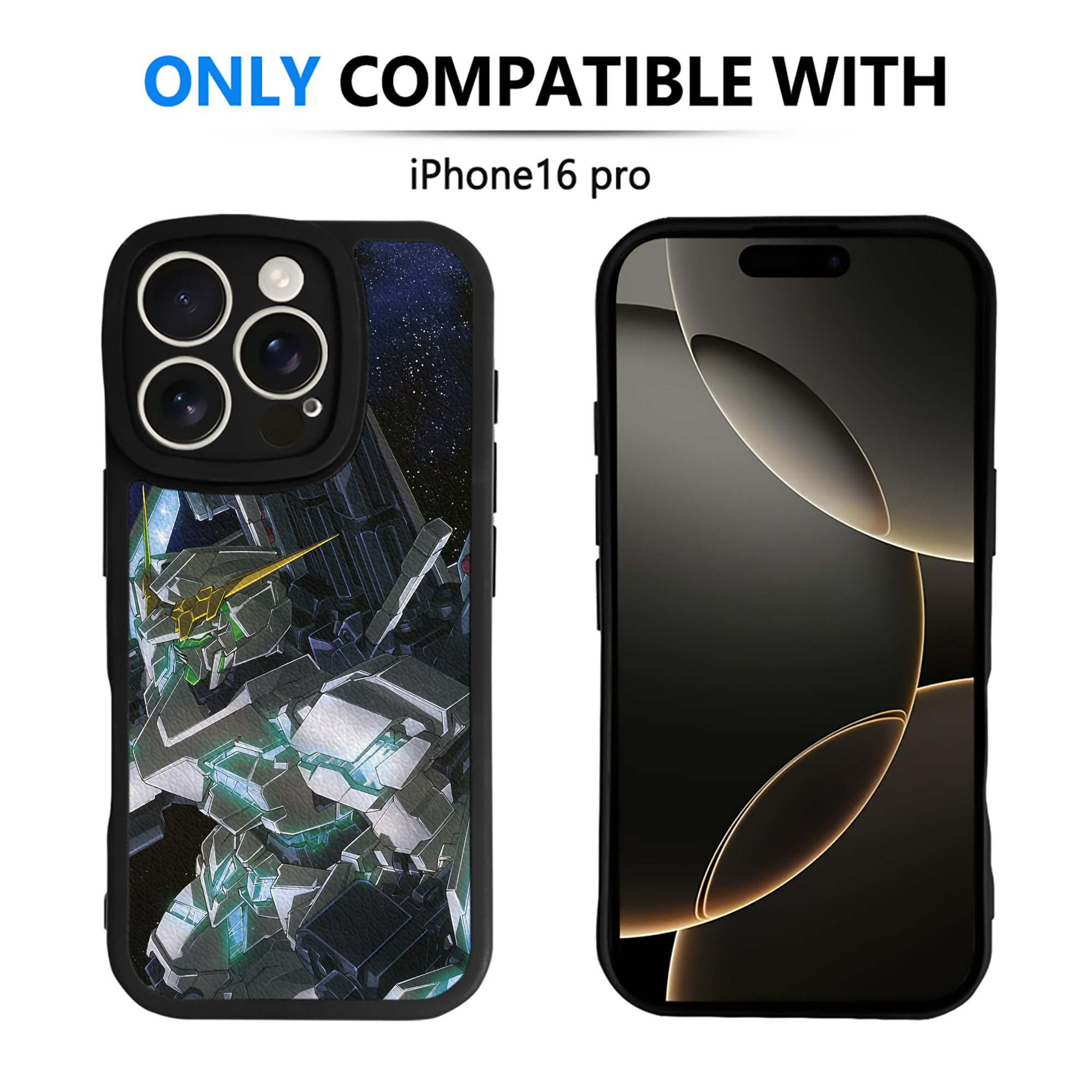 （画像用） 機動戦士ガンダム Mobile Suit Gundam 【iPhone 16シリーズ対応】シリコンスマホケース（レザー調） 材質：シリコン